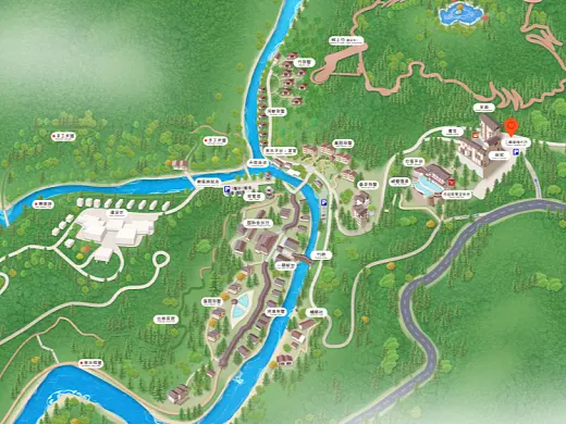 温州结合景区手绘地图智慧导览和720全景技术，可以让景区更加“动”起来，为游客提供更加身临其境的导览体验。